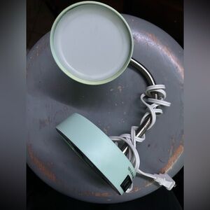 Mint Green Desk Lamp with USB